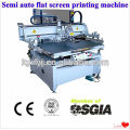 vertical semi-auto silk screen printing machine